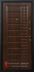 Стальная дверь Дверь в стиле хай-тек с терморазрывом №46 с отделкой МДФ ПВХ