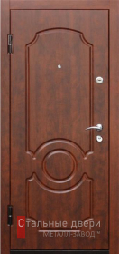 Стальная дверь Входная дверь на дачу с теплоразрывом №52 с отделкой МДФ ПВХ
