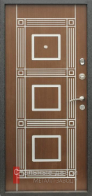 Стальная дверь Дверь внутреннего открывания №33 с отделкой МДФ ПВХ