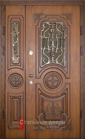Стальная дверь Парадная дверь №119 с отделкой Массив дуба