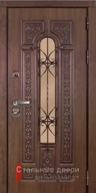 Стальная дверь Парадная дверь №412 с отделкой Массив дуба