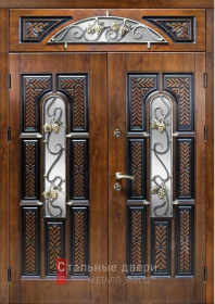 Стальная дверь Парадная дверь №379 с отделкой Массив дуба