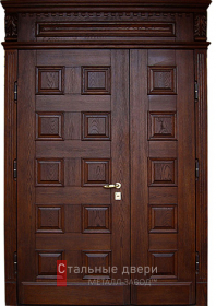 Стальная дверь Парадная дверь №28 с отделкой Массив дуба